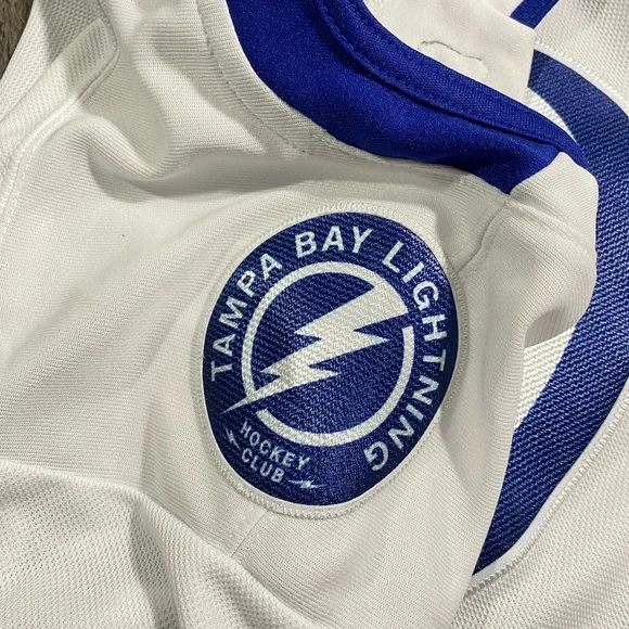 Official Tampa Bay Lightning YOUTH Premier Breakaway White NHL Jersey
